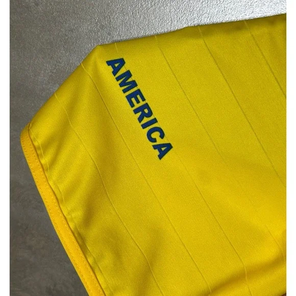Club America Soccer Jersey Bimbo Yellow‎ Futbol Men's Size Medium - Picture 8 of 14